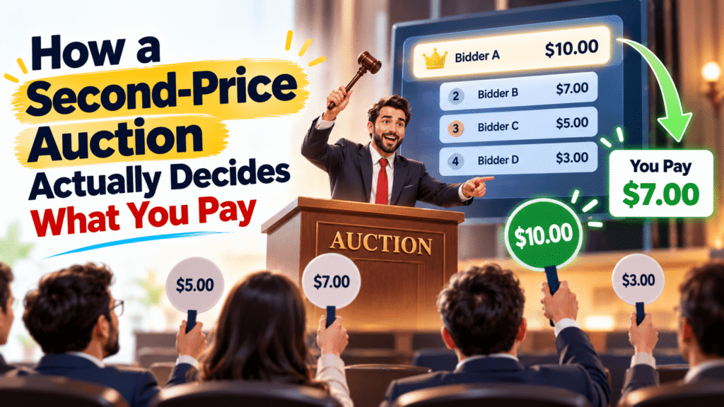 How a Second-Price Auction Actually Decides What You Pay